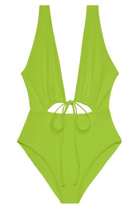 JADE Swim - Cava One Piece-LIME SHEEN - 女装连体泳衣 - 绿色