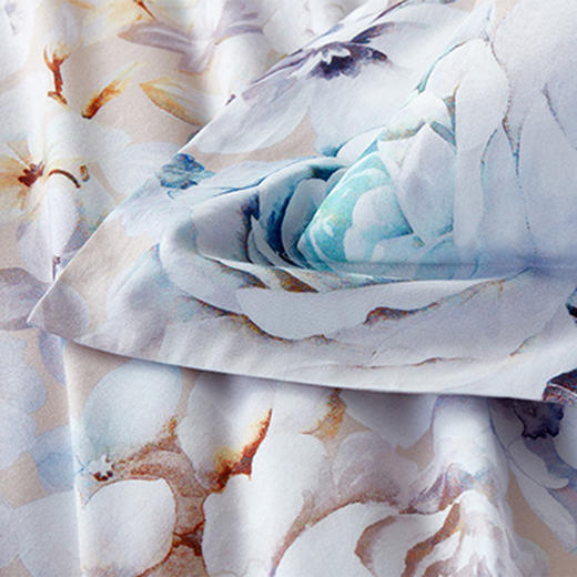 梦洁纯棉磨毛四件套：倾心花絮 商品图4