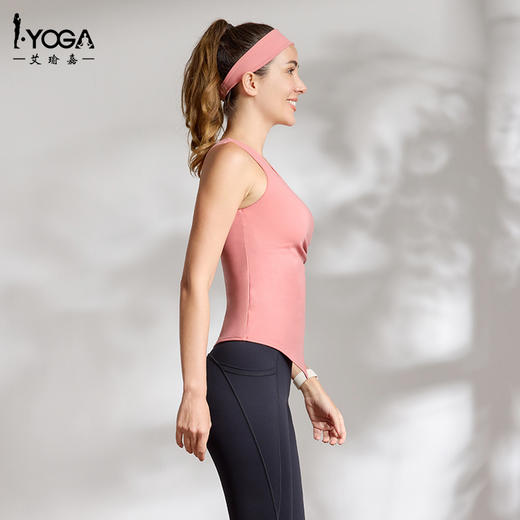 IYOGA 艾瑜嘉新款瑜伽运动背心带胸垫     B061 商品图2
