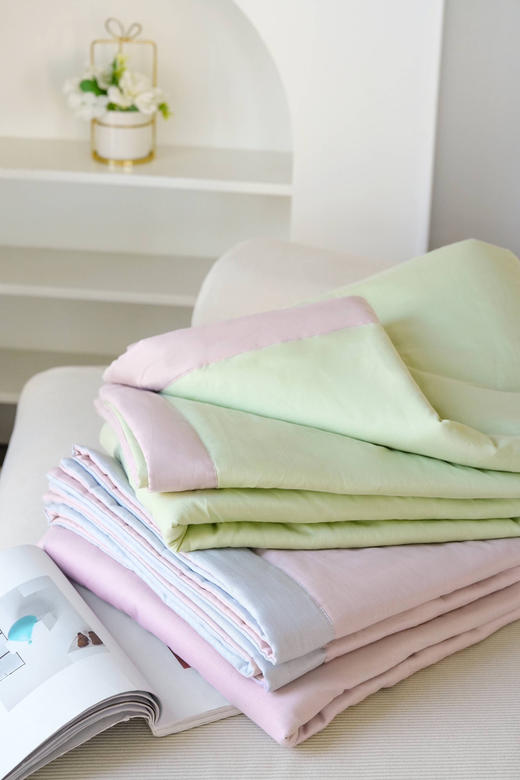 【限时抢购】【全量检品】国内一线代工 外贸出口双层纱纯棉家纺夏凉被 商品图4