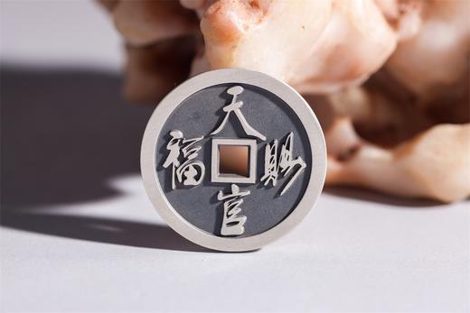 矩德泉坊 纯银手作  天官赐福背八卦（2.9厘米版）gq220300525 商品图6
