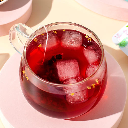 「买一送一！到手两盒」桂花酸梅茶  免煮酸梅汤三角茶包老原料包花茶饮 商品图2