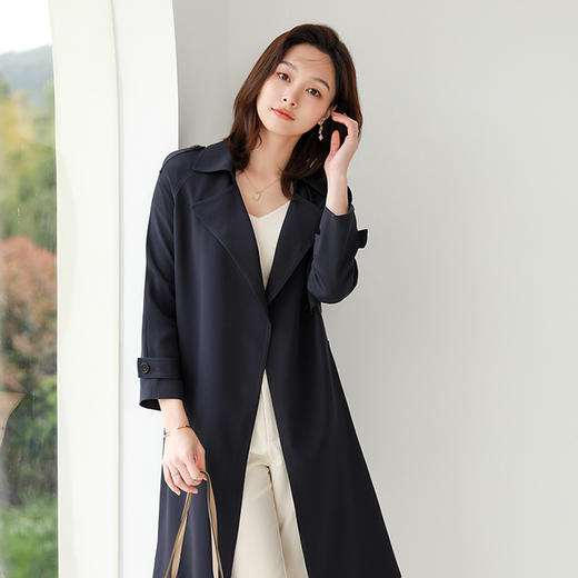 火桐hooton30姆米重磅真丝风衣 商品图2