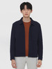 callisto藏青弹力针织翻领夹克 FRFEJ105C 商品缩略图0