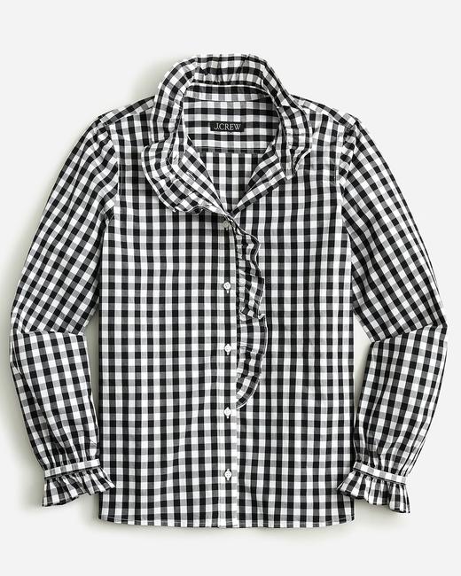 Jcrew轻奢牌 女士甜美浪漫风 棉质衬衫 额外5折只要￥350起 商品图8