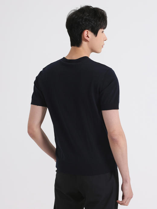 callisto藏青天丝混纺T恤 SSTSS060C 商品图2