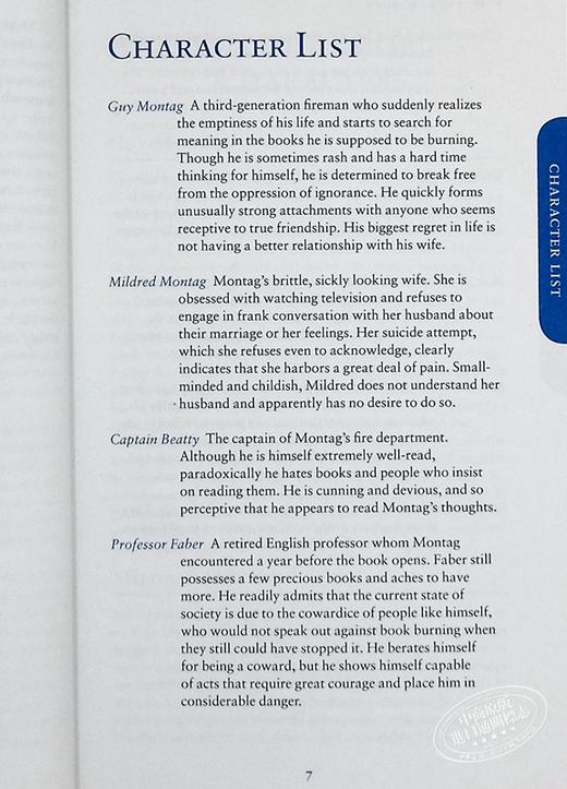 预售 【中商原版】Sparknotes 文学指南 华氏 451 度 Fahrenheit 451 英文原版 Ray D Bradbury 论文 商品图6