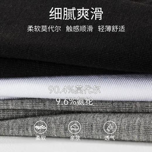 【天丝莫代尔】SCHIESSER 德国舒雅男士薄款透气亲肤天丝莫代尔短袖35/18547M 商品图2