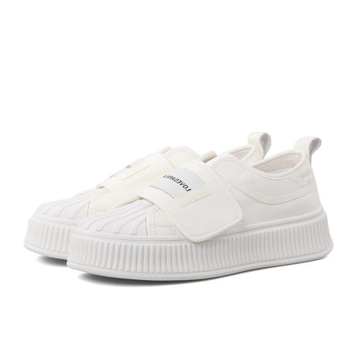 Safiya/索菲娅 2023秋季新品小众设计感魔术贴蕾丝网面透气饼干鞋 SF31112430/SF33112430 商品图6