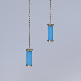 宋元琉璃簪改制耳线