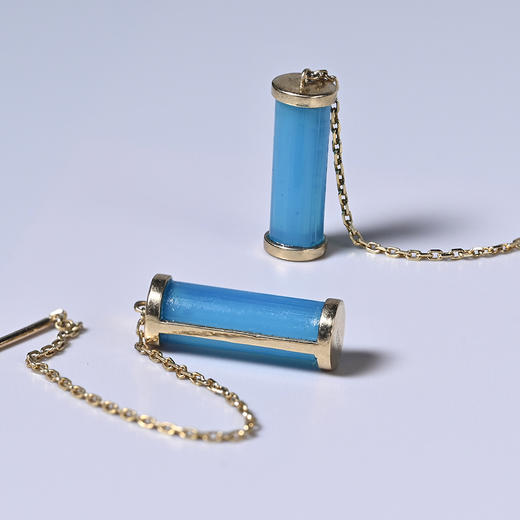 宋元琉璃簪改制耳线 商品图3