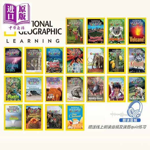 【中商原版】National Geographic Explorer Pioneer L1 美国国家地理阅读探索者初级1级科学读本22册KET蓝思值380-500L含音频 商品图1