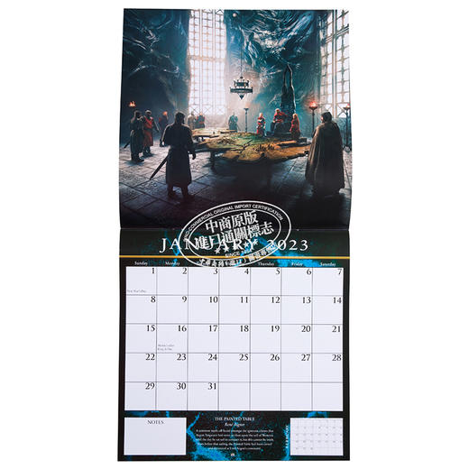 【中商原版】火与血的世界2023年历 冰与火之歌 权力游戏The World of Fire & Blood 2023 Calendar 英文原版 George R R Martin 商品图4