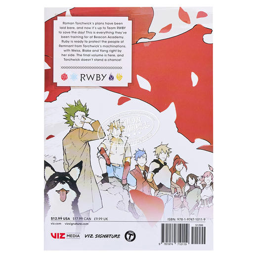 【中商原版】漫画 红白黑黄：官方漫画3 RWBY: The Official Manga 英文原版 商品图1