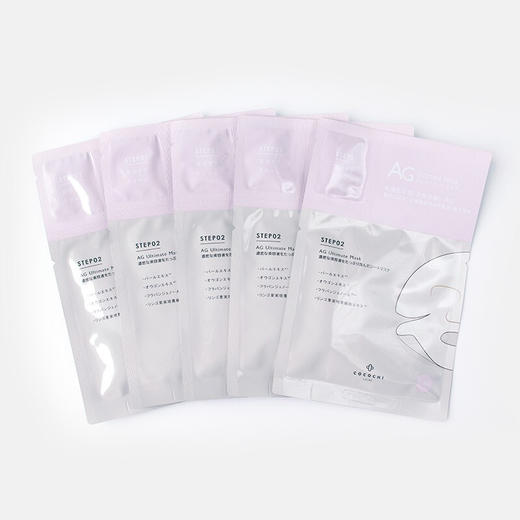 【保税仓】cocochi日本AG抗糖面膜提亮肤色补水保湿修护贴片面膜白色珍珠款 商品图4