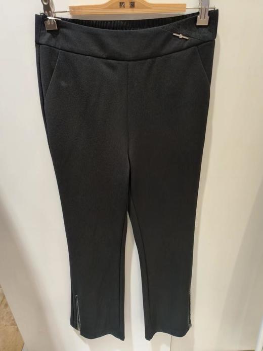 3楼康尼威直筒微喇西裤货号23077黑色 商品图0