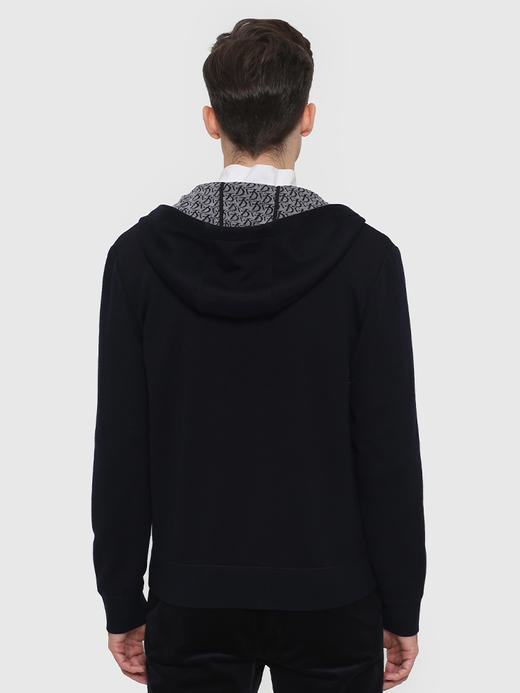 callisto藏青弹力针织连帽夹克 FRFEJ122C 商品图2