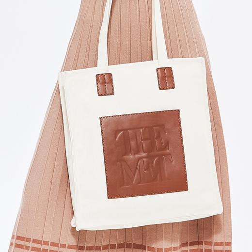 大都会艺术博物馆logo系列简约时尚托特包百搭帆布单肩包 商品图3