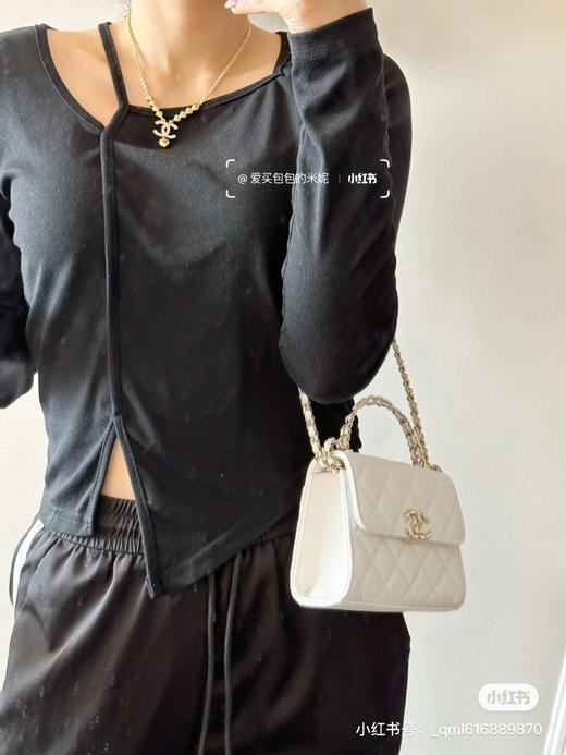 23P新款手柄kelly -白色 商品图3