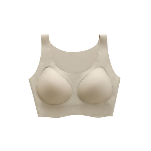 【比不穿还舒服】高弹贴身无尺码日系乳胶无钢圈哺乳文胸罩无痕舒适睡眠运动内衣女 商品图11