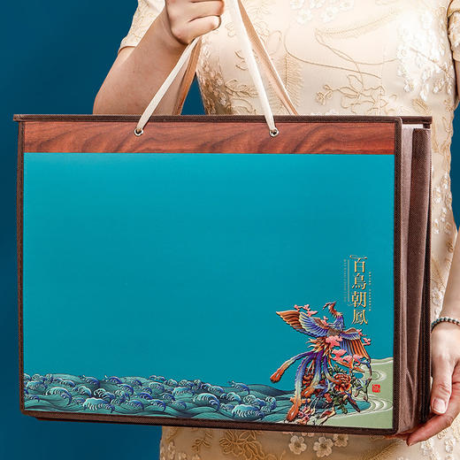 「百鸟朝凤礼盒装」茶叶礼盒装 铁观音大红袍乌龙茶金骏眉红茶饮 商品图3