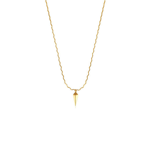 盐岛	尖锥波浪项链 商品图3