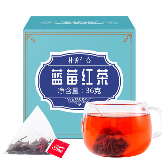 「拍1发2！到手两盒」水果茶蓝莓红茶 单盒12袋装 夏季水果片茶三角茶包调味茶立体茶饮 商品图3