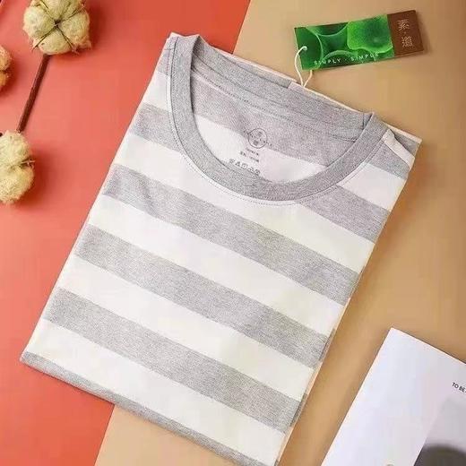 有机彩棉   针织T恤衫 商品图0