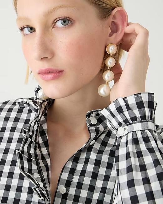 Jcrew轻奢牌 女士甜美浪漫风 棉质衬衫 额外5折只要￥350起 商品图6