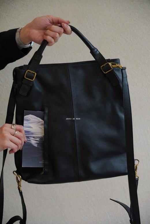 Diu棕色深棕色灰黑双肩包 商品图2