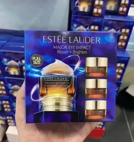 雅诗兰黛 小棕瓶眼霜 15ml 送15ml 抗蓝光 （3*5ml） 商品图0