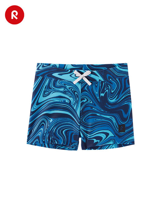 reima男孩儿童泳裤大童春夏新款海边游泳速干防晒时尚短裤 商品图2