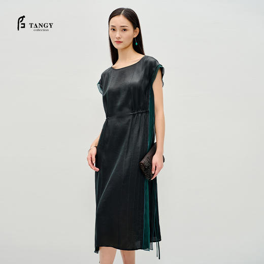 TANGY Collection/天意精品莨绸连衣裙 商品图0