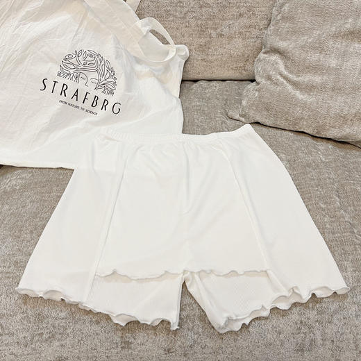 【软糯纯欲，无尴尬线，隐藏三角区】夏季新款防走光遮挡隔层安全裤女外穿大码宽松三分冰丝螺纹打底裤 商品图5