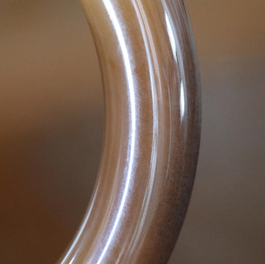 和田玉（糖白玉）手镯--平安镯51.5#（有特价不退换） 商品图5