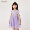 DD马克珍妮夏装新款 女童弹力针织花边网纱连衣裙230897 商品缩略图1