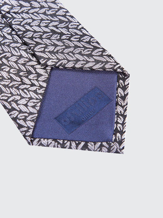 callisto灰色全桑蚕丝领带 FOCTE008GY 商品图4