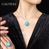 GAONAS 坠链均925银锆石 高纳仕 轻奢苍松翠柏项链 BX042433 商品缩略图3