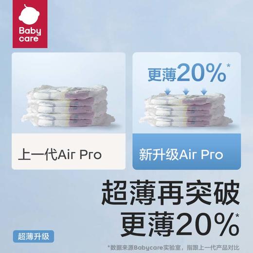 【日用】【L/XL/XXL/XXXL尺码任选】babycare 拉拉裤超薄透气单包Air pro宝宝干爽尿不湿非纸尿裤 商品图1