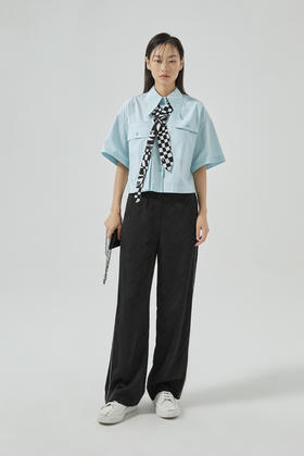 领带可拆卸衬衣