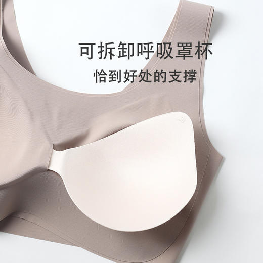 【胸罩无痕内衣女夏季薄款】小胸聚拢无钢圈运动美背女士大胸显小文胸 商品图2