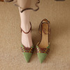 夏季新款，里外全皮包头细跟凉鞋YX-A912 商品缩略图4