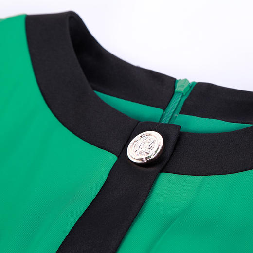 RF8C1斯尔丽瑟俪2023春夏新品优雅时尚职业气质款小香风感撞色连衣裙 商品图4