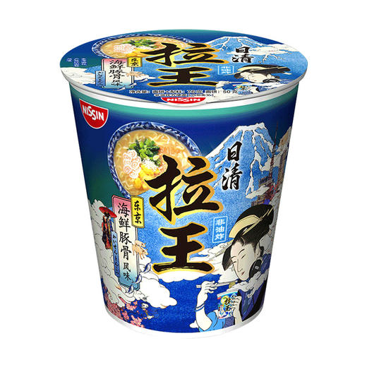 日清拉王海鲜豚骨风味拉面76g 商品图0