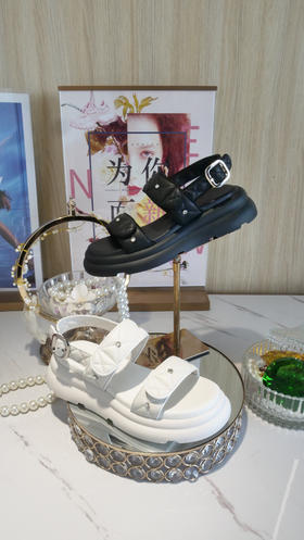 Westory2023年夏季新款低跟交叉清凉拖S23BG61731