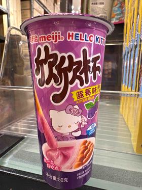 明治欣欣杯蓝莓味酱饼干条50g