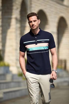 男反领短袖T7266