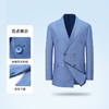 【新款DDS】大依优型薄款意式双排扣西服商务休闲夹克外套男宽松加肥加大码男士上衣胖子 商品缩略图3
