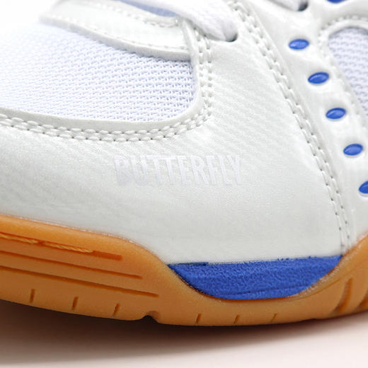 Butterfly蝴蝶儿童乒乓球鞋CHD-6专业儿童青少年运动鞋防滑耐磨舒适透气白蓝色 商品图4