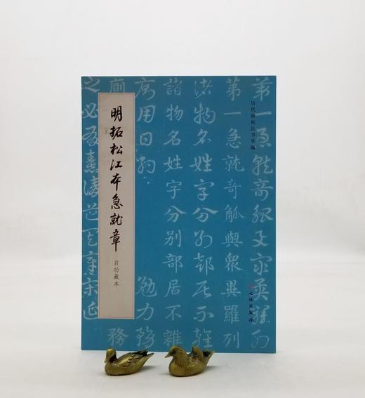 《明拓松江本急就章（启功藏本）》，16开，原色彩印，文物出版社2022年版，定价85，售价42元。 商品图0